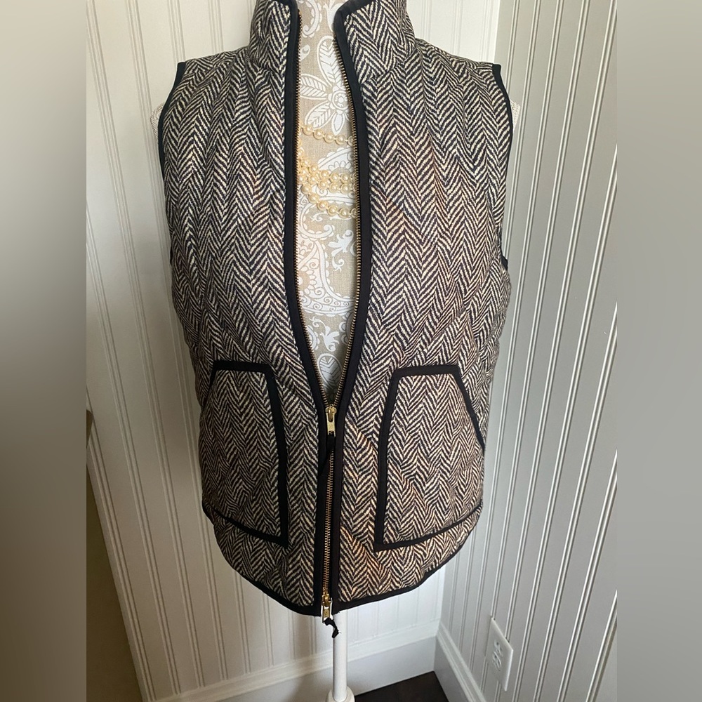 J. Crew Factory Tweed Printed Vest 🍁
